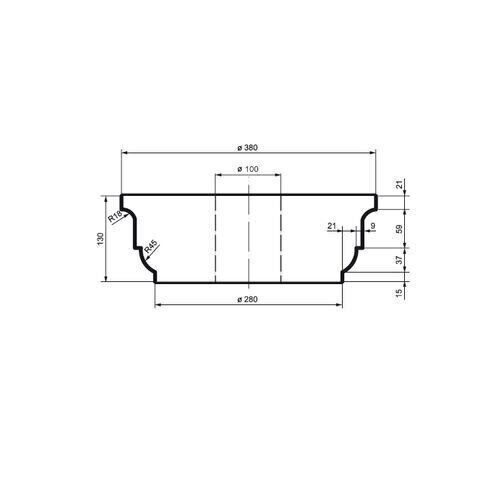 Capitel pentru coloana, LC 101-1F, diametru 38cm [2]