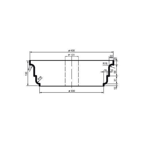 Capitel pentru coloana, LC 102-1F, diametru 43cm [2]