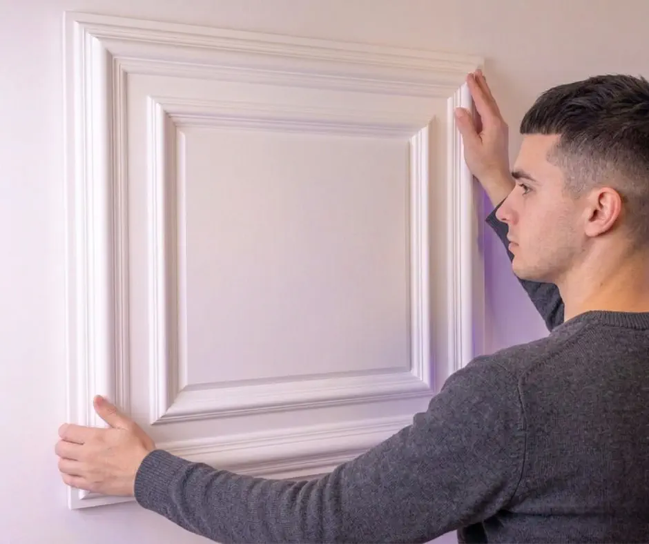 Caseta decorativa tavan/perete din poliuretan, 60x60 cm - R209 [5]