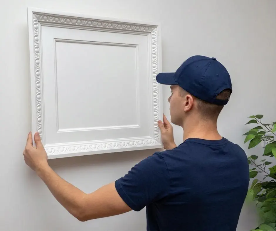 Caseta decorativa tavan/perete din poliuretan, 60x60 cm - R214 [4]