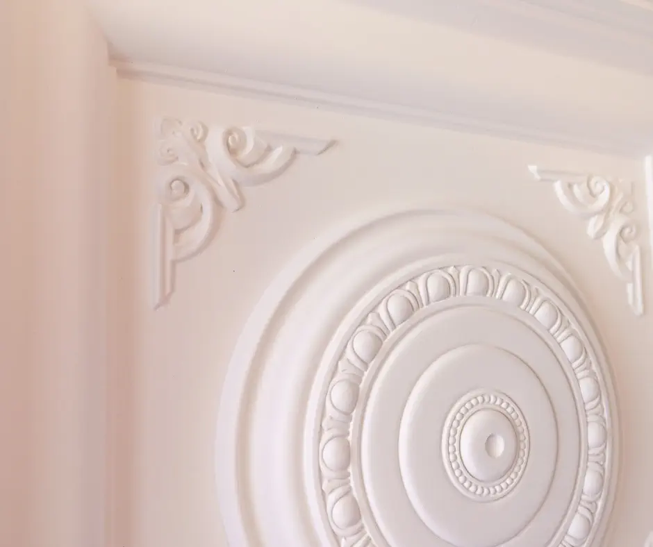 Caseta decorativa tavan/perete din poliuretan, 61x61 cm - R246 [4]