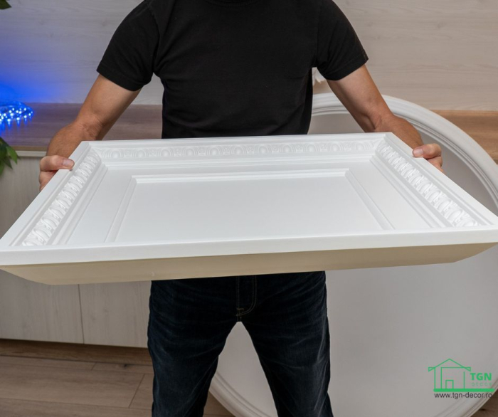 Caseta tavan/perete, din poliuretan R 214, 60cmx60cm [6]