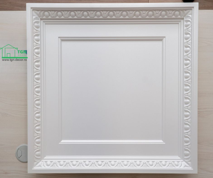 Caseta tavan/perete, din poliuretan R 214, 60cmx60cm [2]