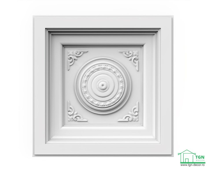 Caseta tavan/perete, din poliuretan R 246, 61cmx61cm [6]