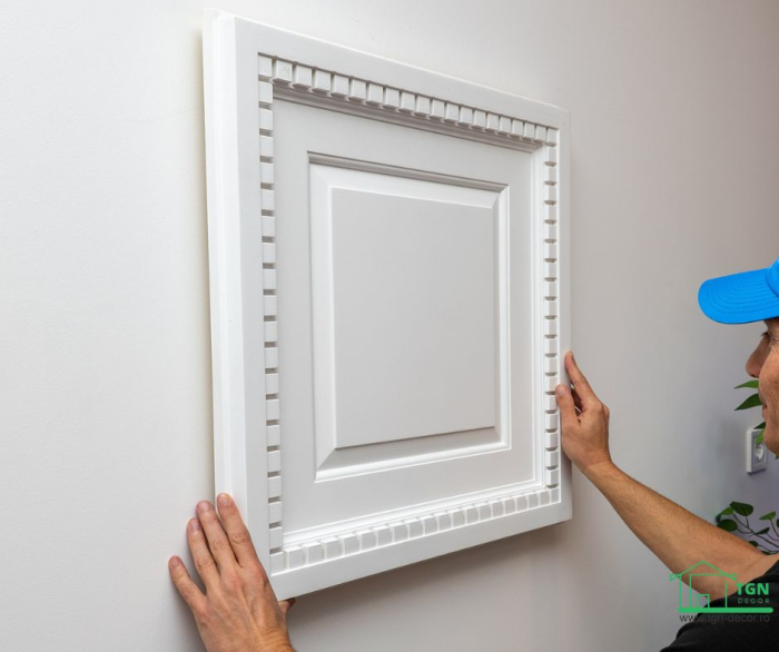 Caseta tavan/perete, din poliuretan R 250, 60cmx60cm [7]