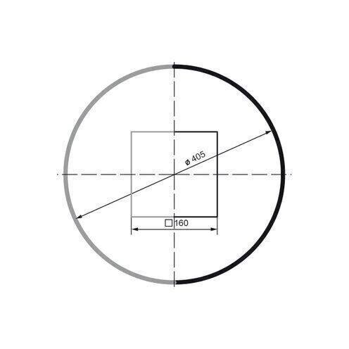 Coloana pentru exterior, LC 103-2F, diametru 40.5cm [2]