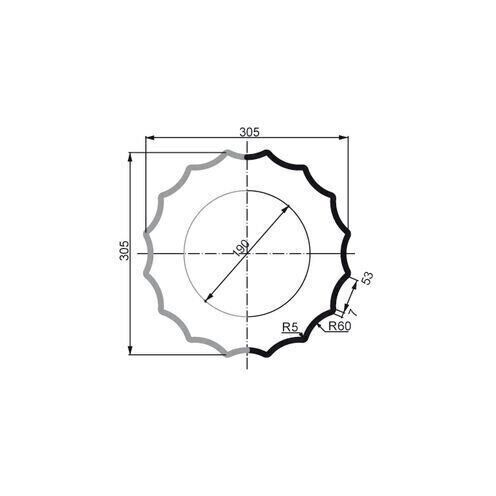 Coloana pentru exterior, LC 105-21F, diametru 30.5cm [2]