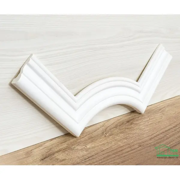 Coltar decorativ pentru chenar perete din poliuretan 30 x 30 cm - CR807A [14]