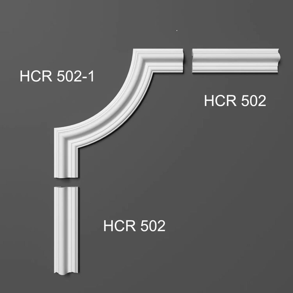Coltar pentru brau decorativ, din HDP, HCR 502-1, 17cmx17cm [2]