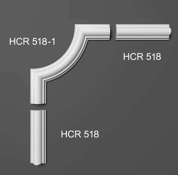 Coltar pentru brau decorativ, din HDP, HCR 518-1, 20.5cmx20.5cm [2]