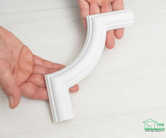 Coltar pentru brau decorativ, din poliuretan, HCR 501-1, 15.4cmx15.4cm [9]