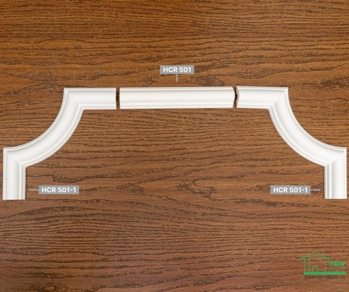 Coltar pentru brau decorativ, din poliuretan, HCR 501-1, 15.4cmx15.4cm [11]