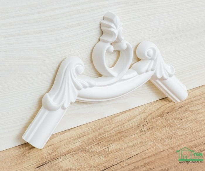 Coltar pentru brau decorativ, din poliuretan, HCR 501-2, 18cmx18cm [4]