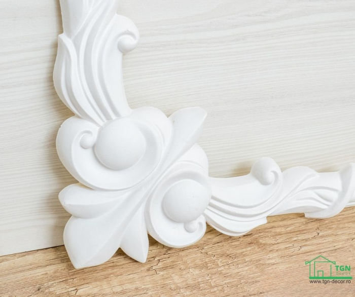 Coltar pentru brau decorativ, din poliuretan, HCR 501-3, 28cmx28cm [10]