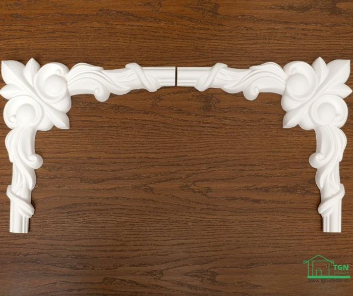 Coltar pentru brau decorativ, din poliuretan, HCR 501-3, 28cmx28cm [13]