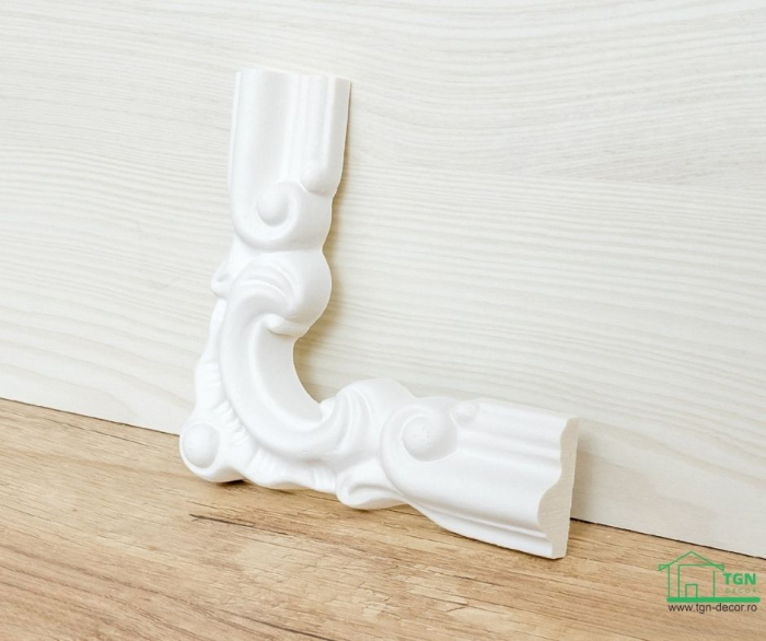 Coltar pentru brau decorativ, din poliuretan, HCR 502-3, 10.7cmx10.7cm [6]