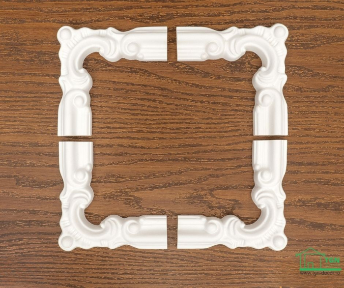 Coltar pentru brau decorativ, din poliuretan, HCR 502-3, 10.7cmx10.7cm [11]