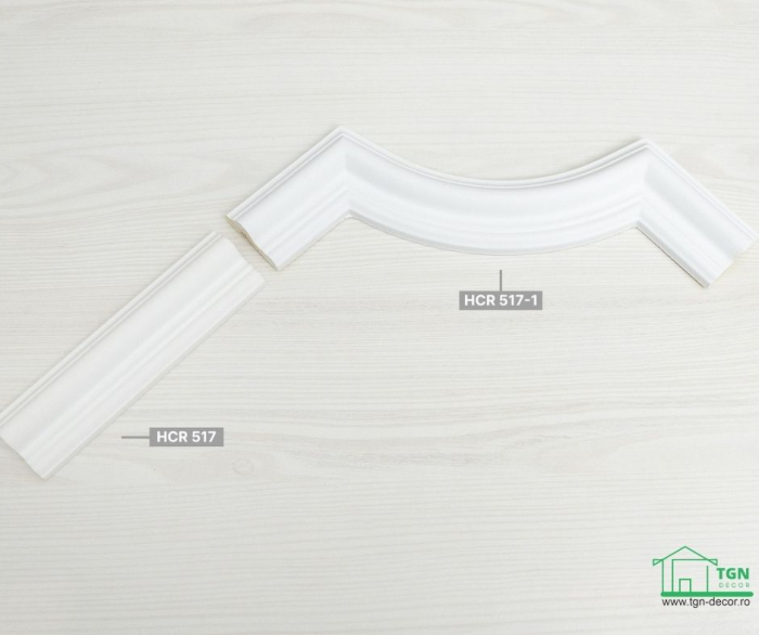 Coltar pentru brau decorativ, din poliuretan, HCR 517-1, 20.5cmx20.5cm [11]