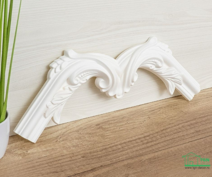 Coltar pentru brau decorativ, din poliuretan, HCR 517-3, 29.6cmx29.6cm [5]