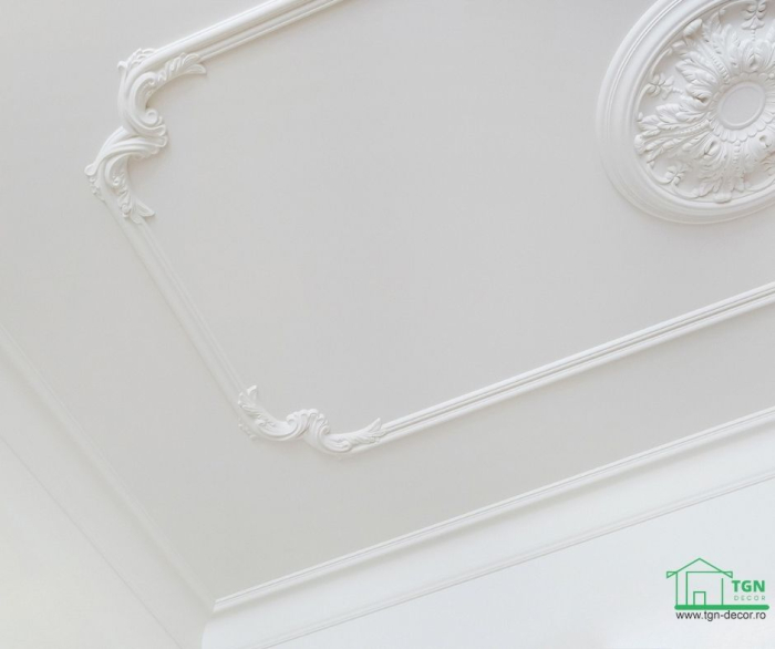 Coltar pentru brau decorativ, din poliuretan, HCR 517-3, 29.6cmx29.6cm [13]