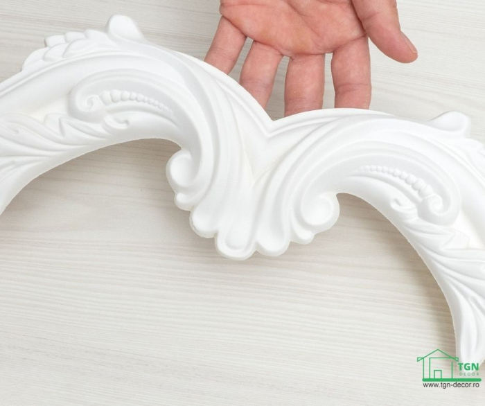 Coltar pentru brau decorativ, din poliuretan, HCR 517-3, 29.6cmx29.6cm [8]