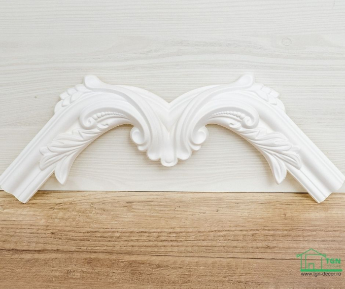 Coltar pentru brau decorativ, din poliuretan, HCR 517-3, 29.6cmx29.6cm [6]