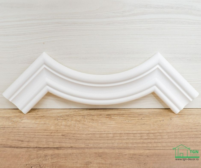 Coltar pentru brau decorativ, din poliuretan, HCR 524-1, 22.5cmx22.5cm [7]