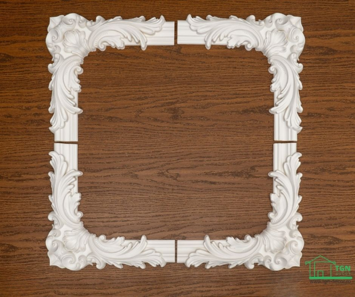 Coltar pentru brau decorativ, din poliuretan, HCR 524-2, 28cmx28cm [14]