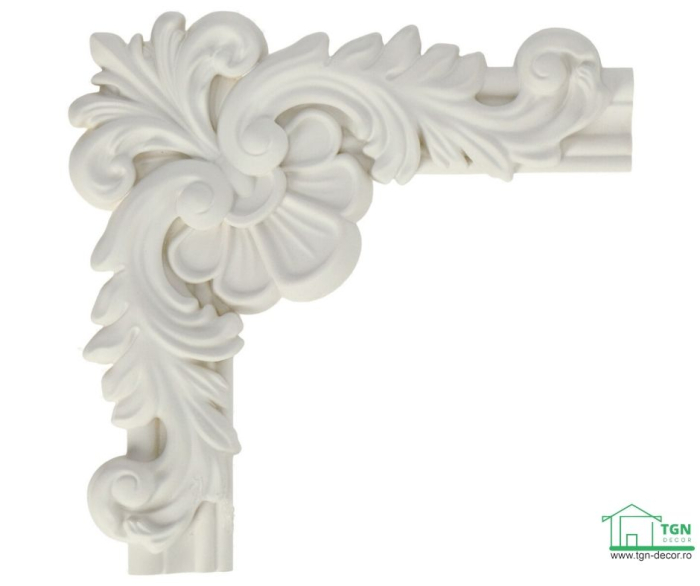 Coltar pentru brau decorativ, din poliuretan, HCR 524-3, 26.8cmx26.8cm [5]