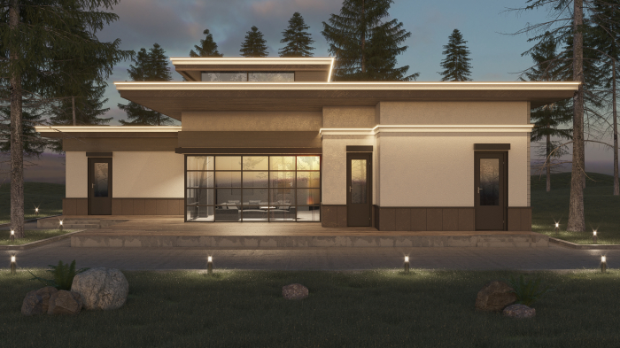 Cornișă de exterior, KC 305 LED, 25cm x 22cm x 200cm [11]