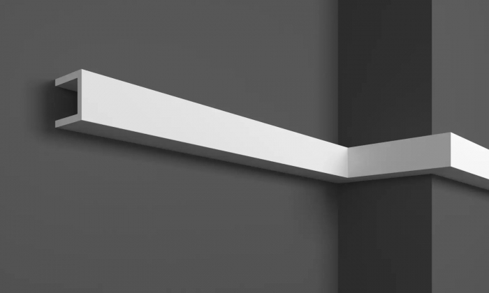 Cornisa decorativa din HDP, KH 901 2.7cmx2.8cmx200cm [2]