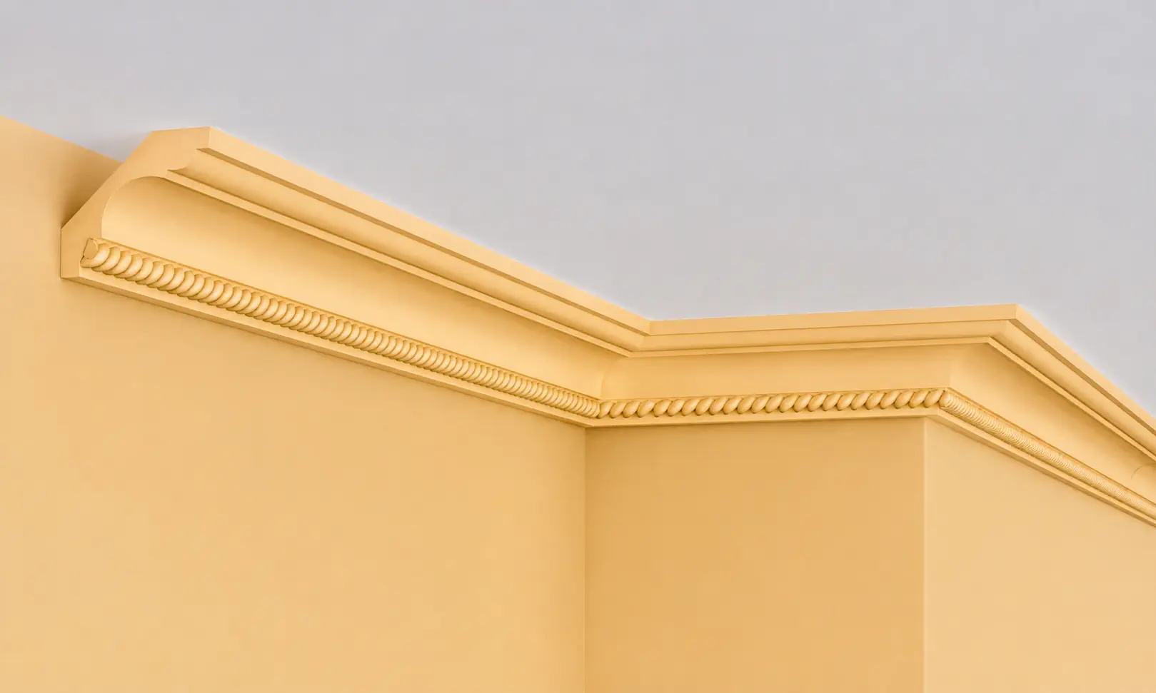 Cornisa decorativa tavan din poliuretan 5.5 x 6.5 cm - C902 [5]