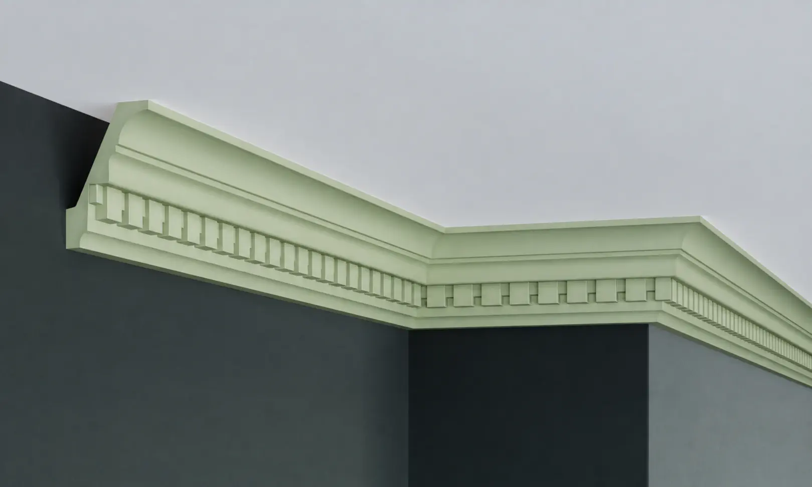 Cornisa decorativa tavan din poliuretan 8.2 x 5 cm - C702 [6]