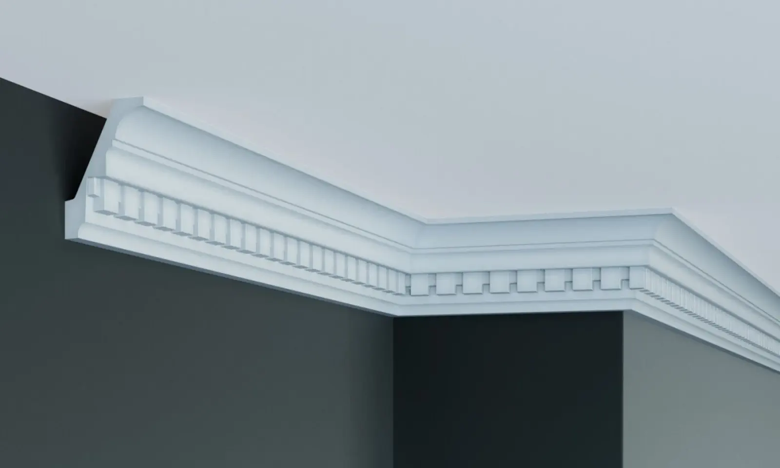 Cornisa decorativa tavan din poliuretan 8.2 x 5 cm - C702 [2]