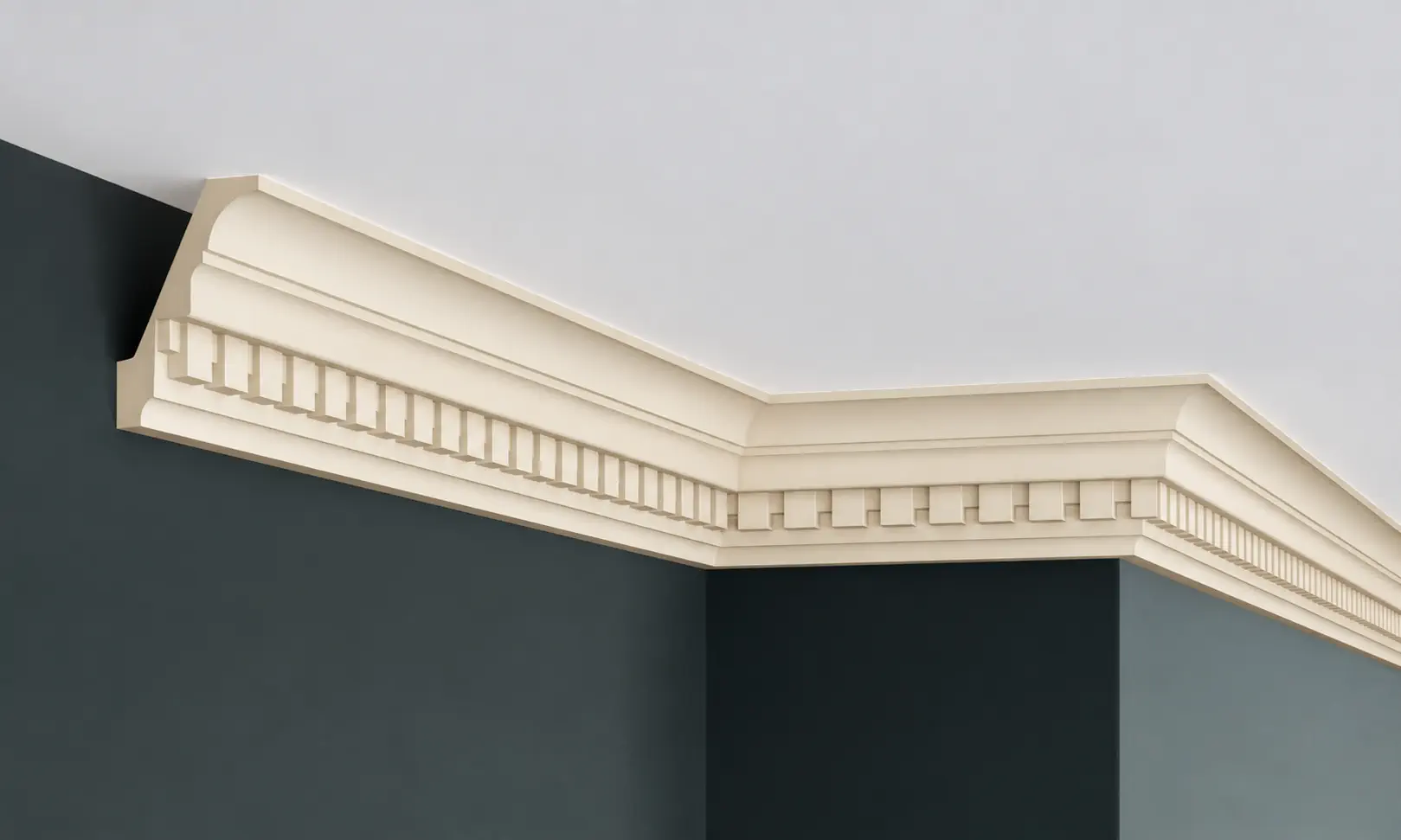 Cornisa decorativa tavan din poliuretan 8.2 x 5 cm - C702 [5]