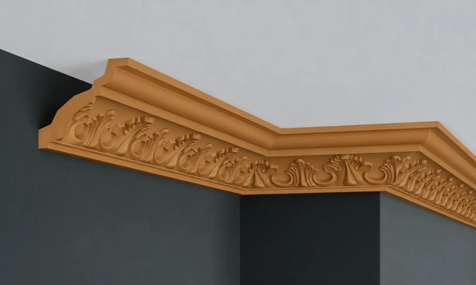 Cornisa decorativa tavan din poliuretan 9 x 9 cm - C777 [6]