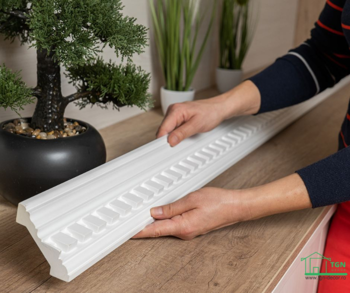 Cornișă din poliuretan,Grand Decor, C 710, 8.1cmx6cnx200cm [4]