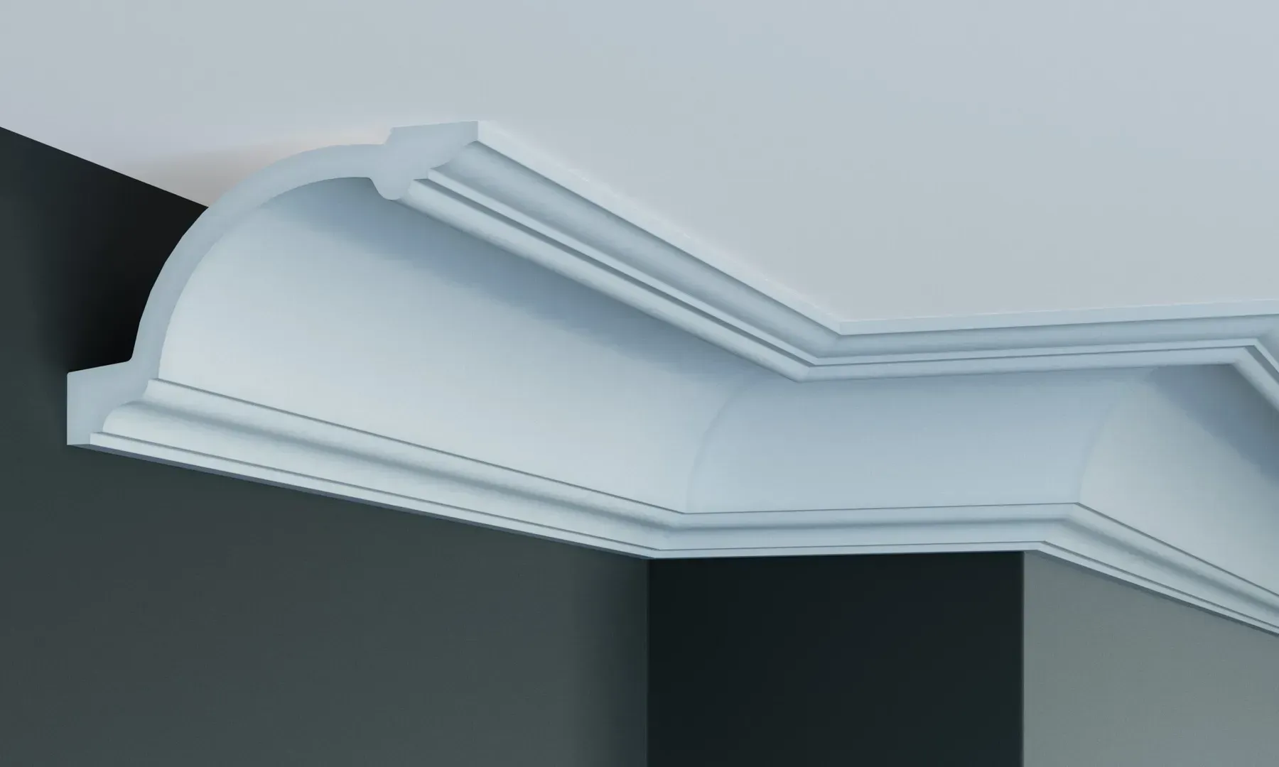 Cornisa din poliuretan,Grand Decor, P 833, 10.2cmx15.5cmx200cm [2]