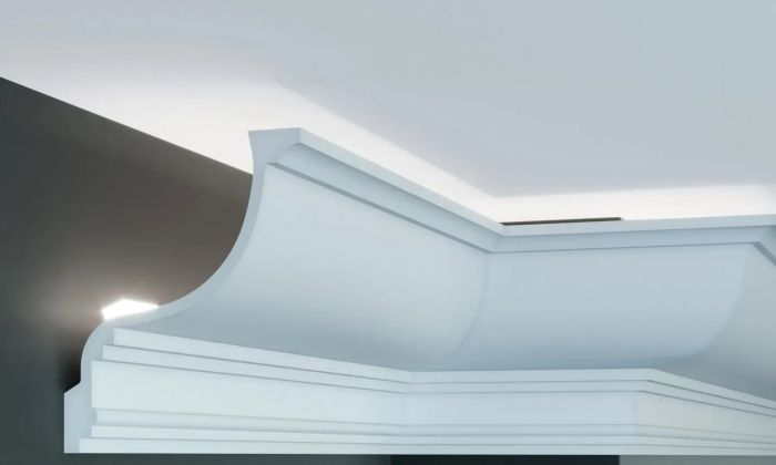 Cornisa din poliuretan,Grand Decor, P 837, 18.3cmx15.1cmx200cm [2]