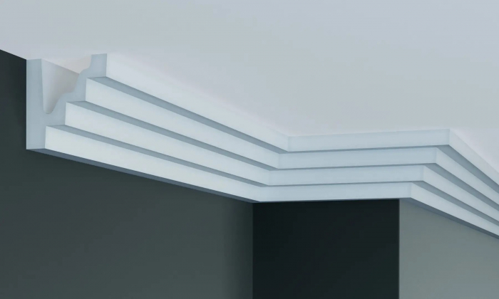Cornisa din poliuretan,Grand Decor, P 887, 8cmx8cmx200cm [3]