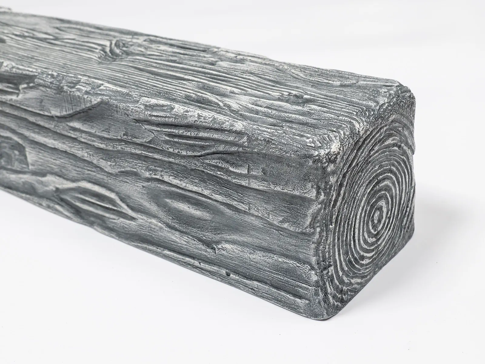 Grindă decorativă rustică, nuanța stejar gri, 12cmx12cm - EQ006 [6]