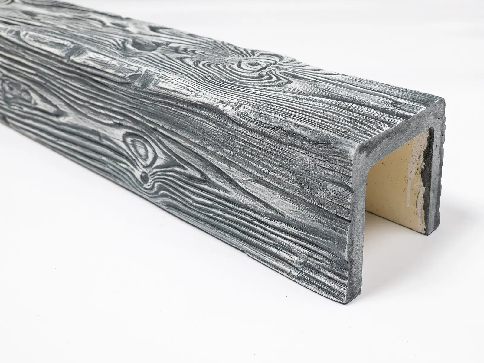 Grindă decorativă rustică, nuanța stejar gri, 12cmx12cm - EQ006 [2]