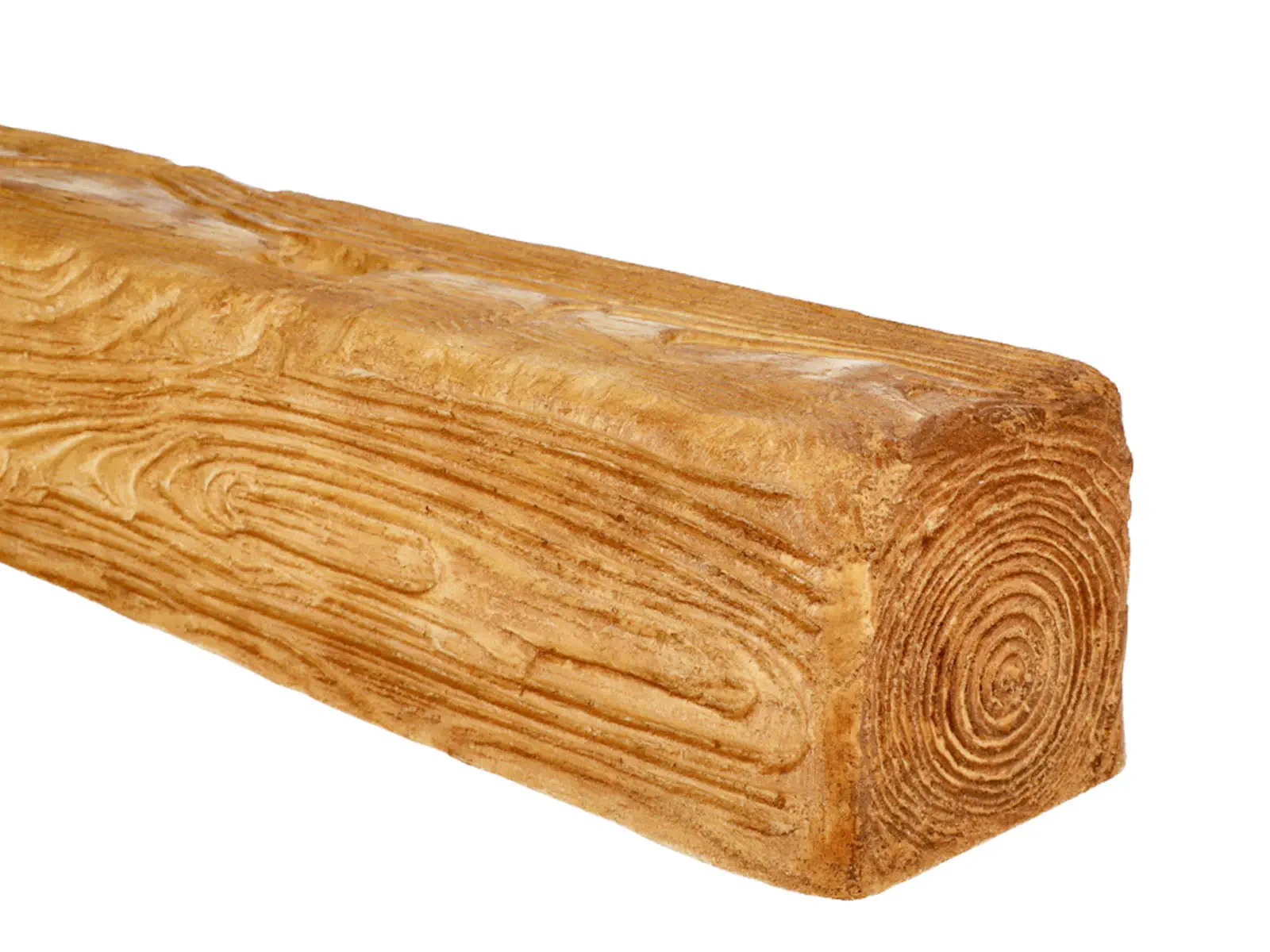 Grindă decorativă rustică, nuanța stejar deschis,  12cmx12cm - EQ006 [6]