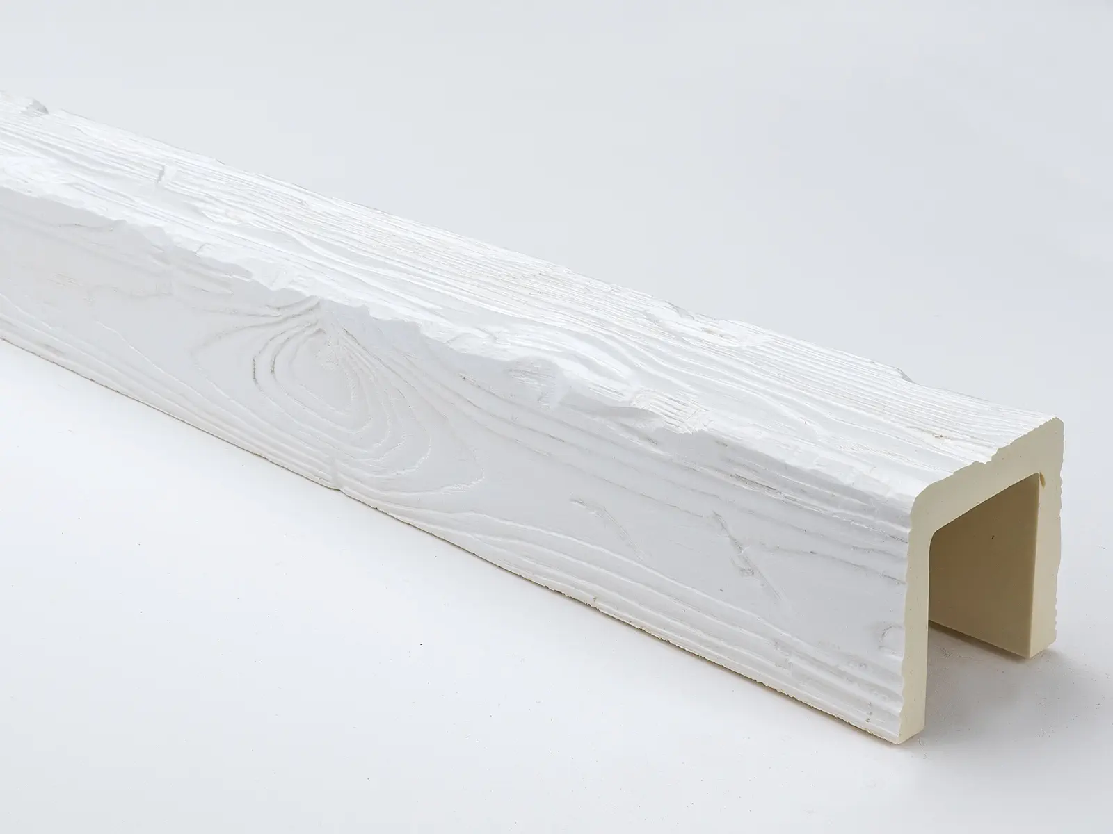 Grindă decorativă rustică, nuanța alba, 12cmx12cm - EQ006 [2]