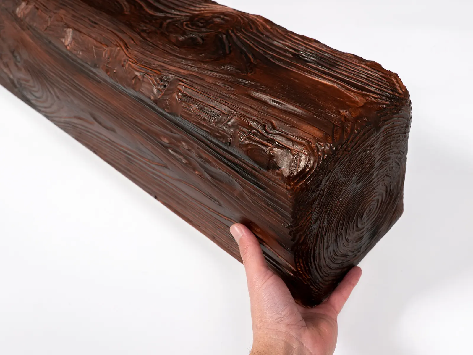 Grindă decorativă rustică,nuanța stejar roșu, 19cmx17cm - EQ004 [4]