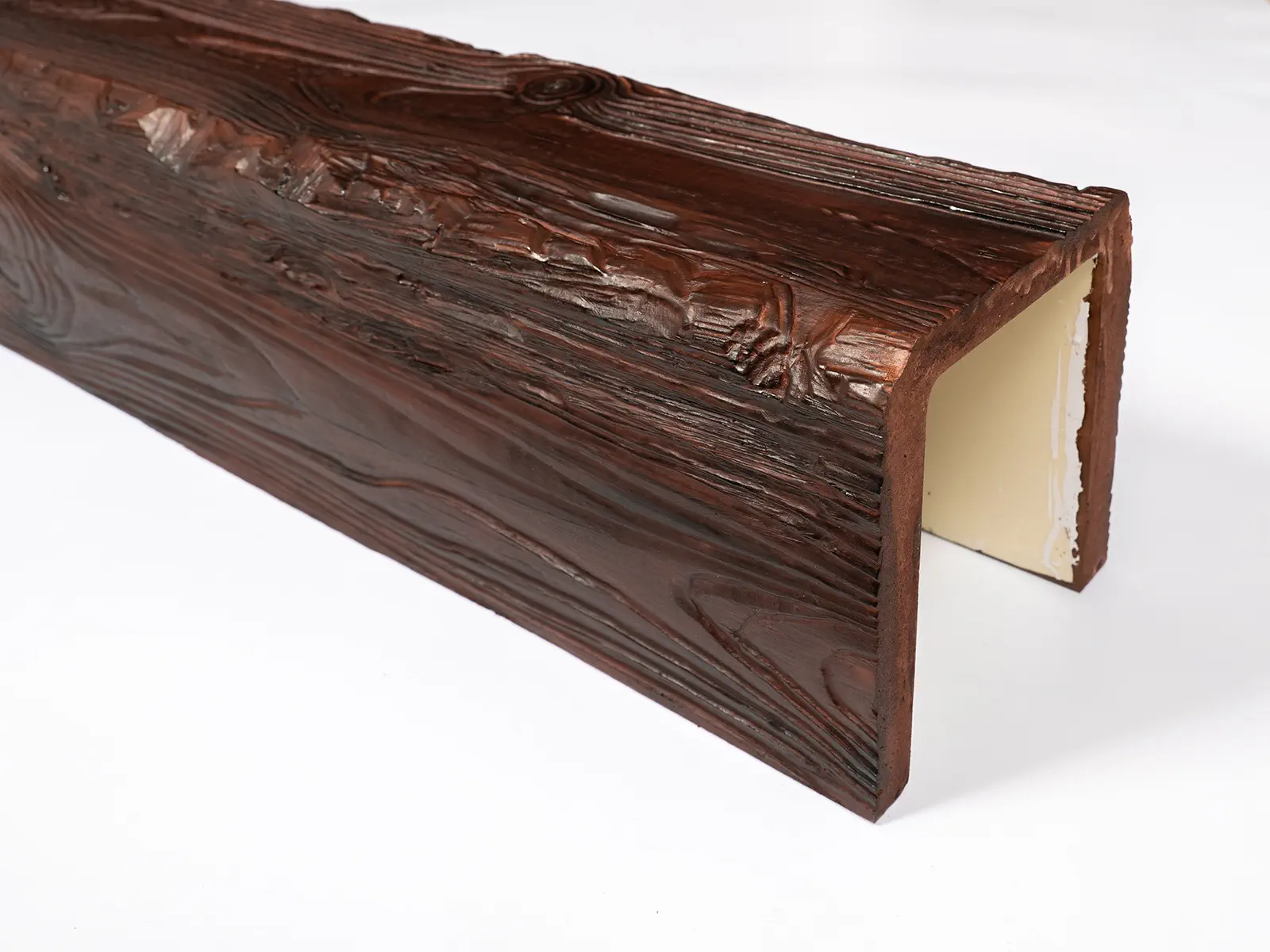 Grindă decorativă rustică,nuanța stejar roșu, 19cmx17cm - EQ004 [2]