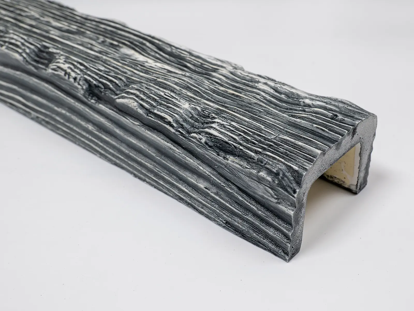 Grindă decorativă rustică, nuanța stejar gri, 6cmx9cm - EQ007 [2]