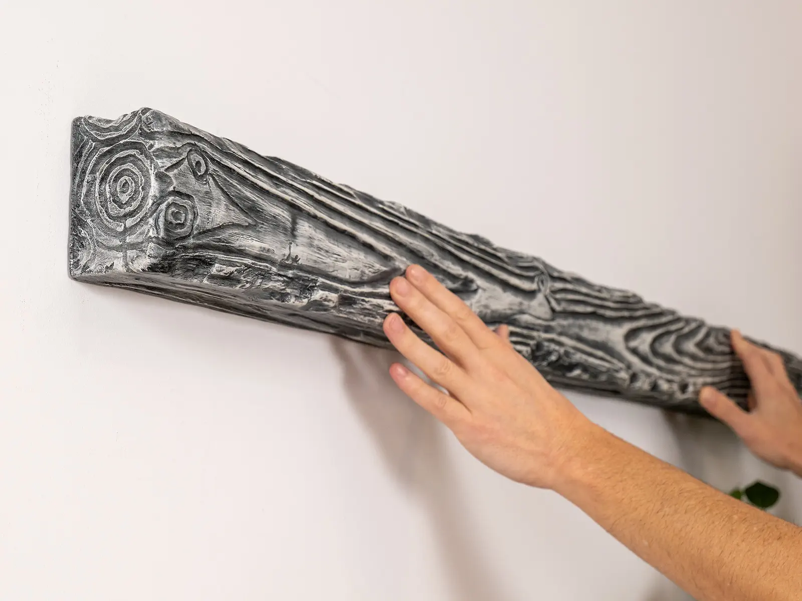 Grindă decorativă rustică, nuanța stejar gri, 6cmx9cm - EQ007 [7]