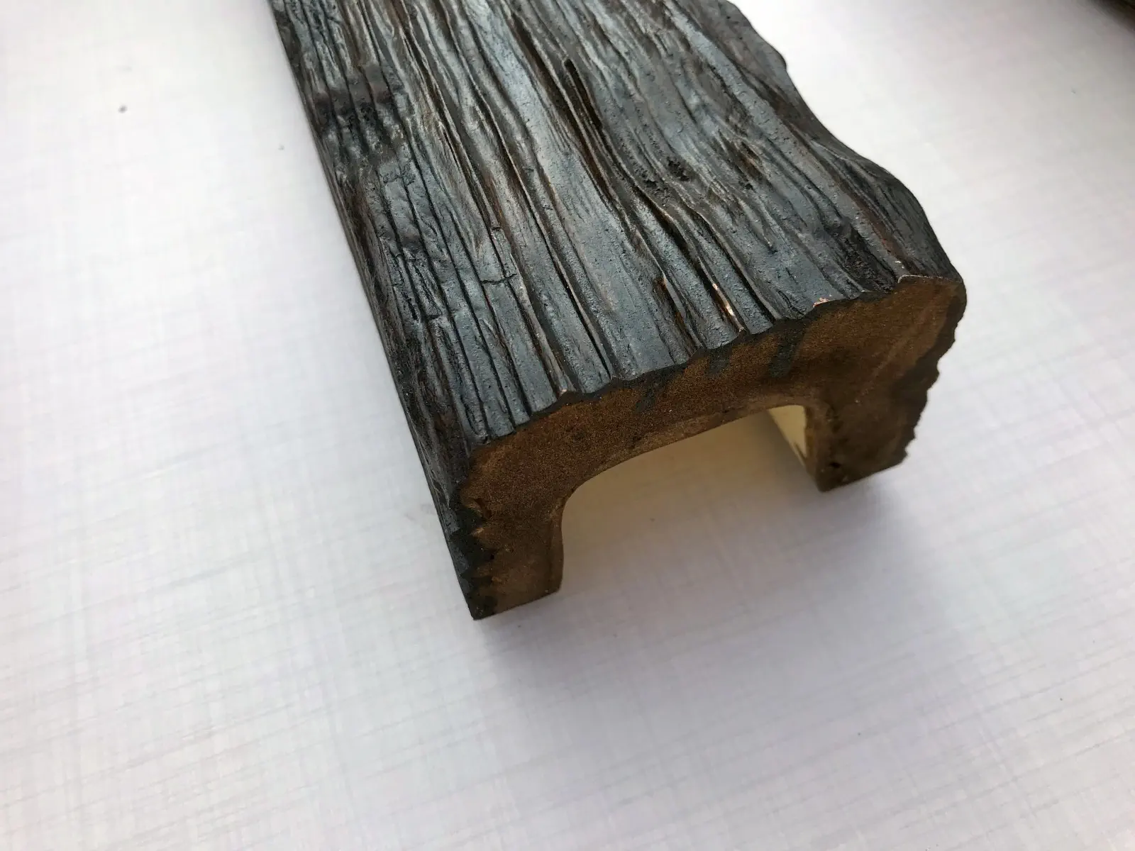 Grindă decorativă rustică, nuanța stejar închis,  6cmx9cm - EQ007 [6]