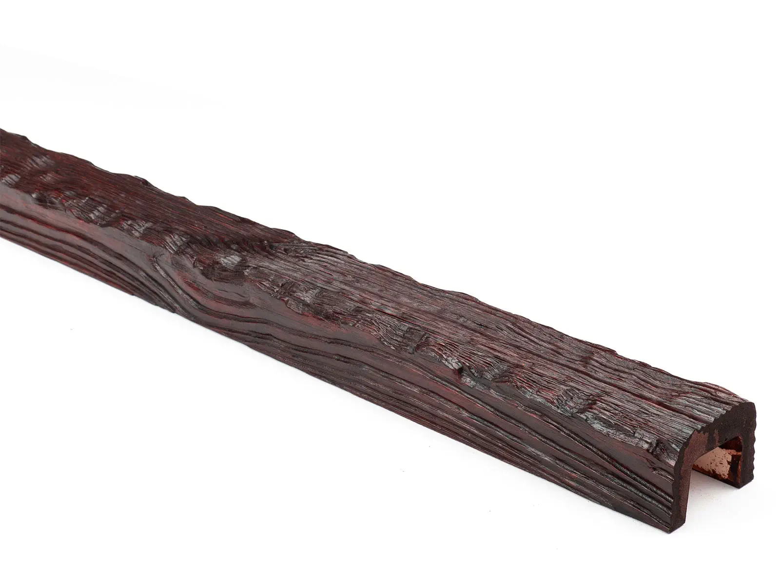 Grindă decorativă rustică, nuanța stejar roșu, 6cmx9cm - EQ007 [3]